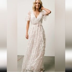 NWT Baltic Born Marsielle Maxi Dress In Cherry Blossom Size Small